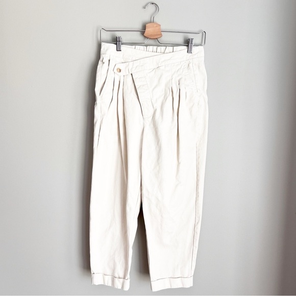 2/25 Mable pleated Cross button trouser pants vintage look - Picture 1 of 5